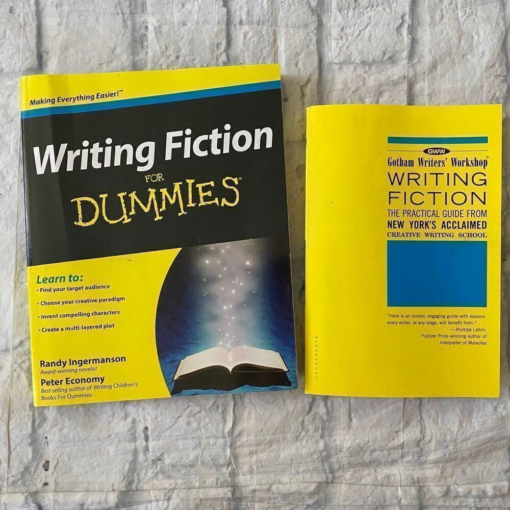Writing fiction for dummies and Gotham writing fiction book bundle